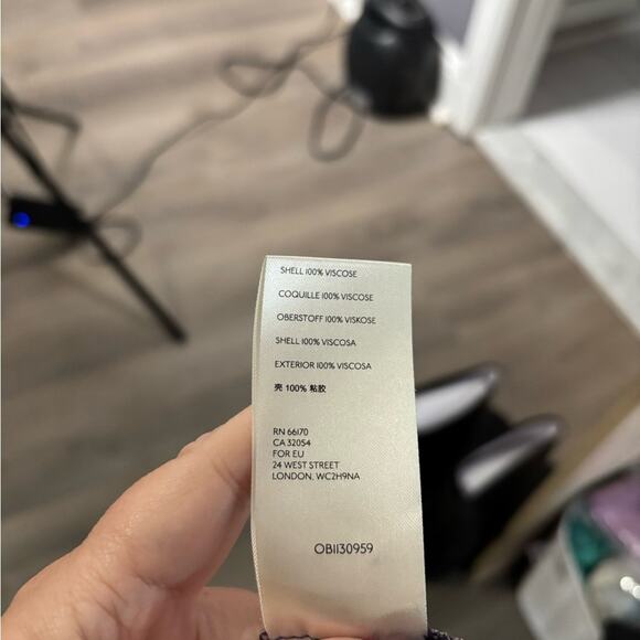 Maeve Pink and Purple Floral Print Pleated Front V Neck Blouse Size Small - Picture 7 of 7